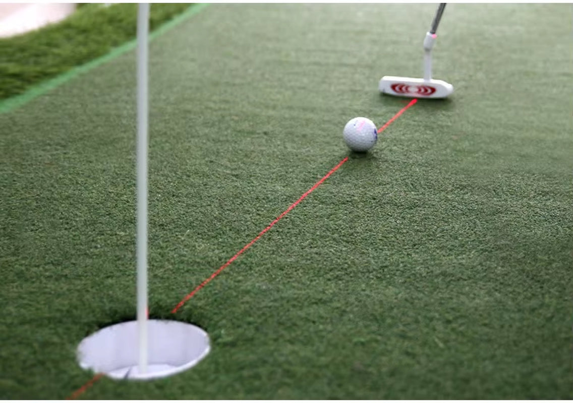 PGM Golf Putter Laser Sight Training Aid - Indoor Aiming Instrument for Enhanced Precision in Golf Practice